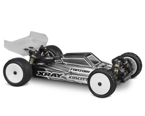[JCO0641] JConcepts XRAY XB4 2024 "F2" 1/10 Buggy Body w/Two Wings (Clear)