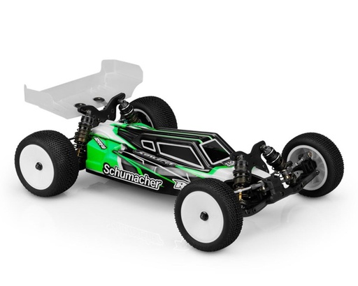 [JCO0642L] JConcepts XRAY XB4 2024 "P2" 1/10 Buggy Body w/Two Wings (Clear) (Lightweight)