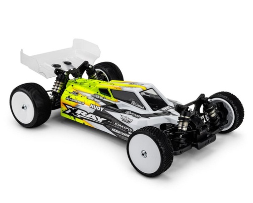 [JCO0643L] JConcepts XRAY XB4 2024 "S2" 1/10 Buggy Body w/Two Wings (Clear) (Lightweight)