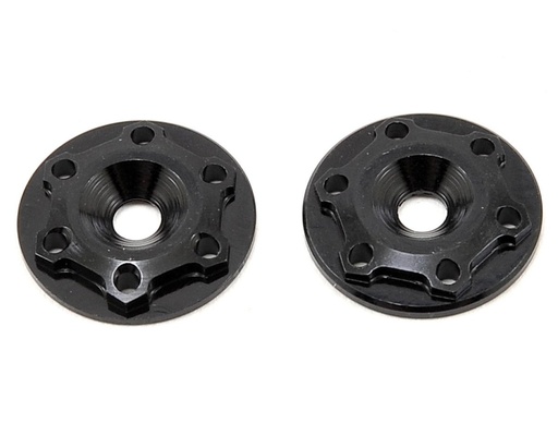 [JCO2214-2] JConcepts Aluminum "Finnisher" Wing Button (Black) (2)