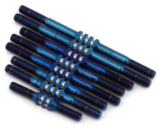 [JCO2229-1] JConcepts RC10 Worlds Fin Titanium Turnbuckle Set (Blue) (8)