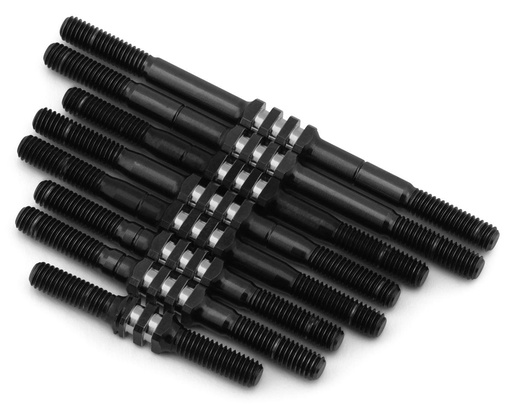 [JCO2229-2] JConcepts RC10 Worlds Fin Titanium Turnbuckle Set (Black) (8)