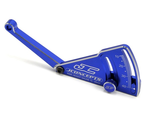 [JCO2282-1] JConcepts Aluminum Ride Height Gauge (10-40mm) (Blue)