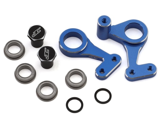 [JCO2309-1] JConcepts RC10 Classic Aluminum Steering Bell Crank Set (Blue)