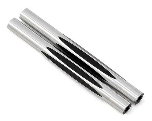 [JCO2313-2] JConcepts Diamond Wing Tubes, Black (2): RC10