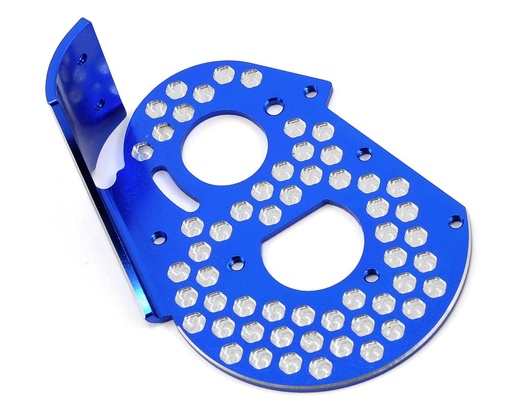 [JCO2319-1] JConcepts RC10 Classic Aluminum Honeycomb Rear Motor Plate (Blue)