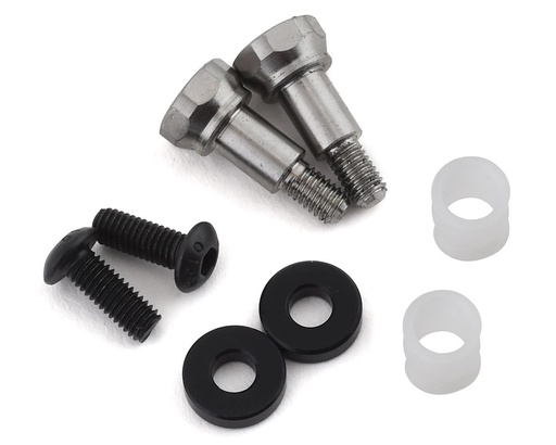 [JCO2411T] JConcepts B6/B6D/B74 Fin Long Titanium Shock Standoffs w/Bushing (Front/Rear)