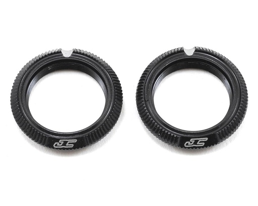 [JCO2491-2] JConcepts Fin Aluminum 12mm Shock Collar (Black) (2)