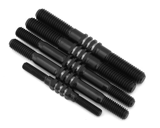 [JCO2507-2] JConcepts RC8B4.1 Fin Titanium Turnbuckles (Black) (5)