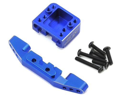 [JCO2568-1] JConcepts B6/B6D Aluminum Front Camber Link Mount Bulkhead (Blue)