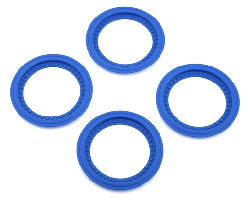 [JCO2651-1] JConcepts Tribute Monster Truck Wheel Mock Beadlock Rings (Blue) (4)