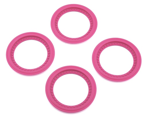 [JCO2651-4] JConcepts Tribute Monster Truck Wheel Mock Beadlock Rings (Pink) (4)