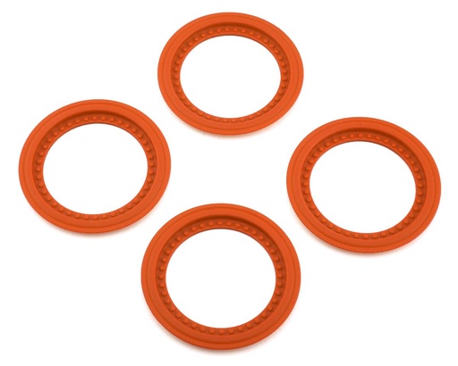 [JCO2651-6] JConcepts Tribute Monster Truck Wheel Mock Beadlock Rings (Orange) (4)