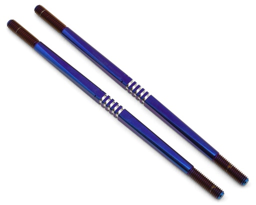 [JCO2675-OP1] JConcepts Tekno NT48 2.0 4x106mm Fin Titanium Turnbuckles (Blue) (2)