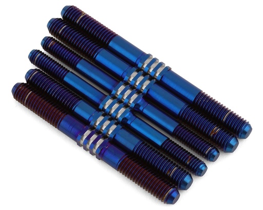 [JCO2682-1] JConcepts HB Racing D819/E819 Fin Titanium Turnbuckle Set (Blue) (6)