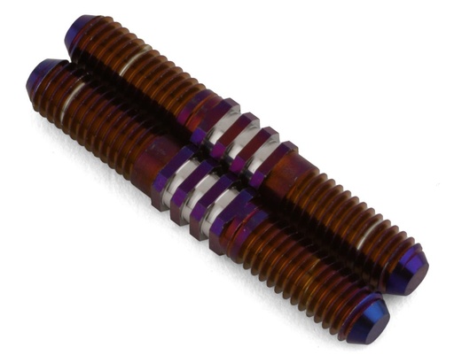 [JCO2682-1OP] JConcepts HB D819/E819 Worlds Spec Fin Titanium Steering Turnbuckle (Blue) (2)