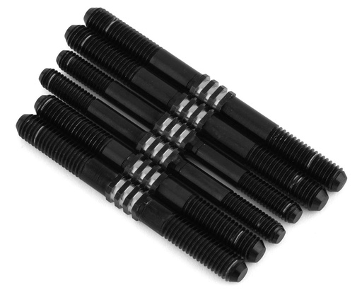 [JCO2682-2] JConcepts HB Racing D819/E819 Fin Titanium Turnbuckle Set (Black) (6)