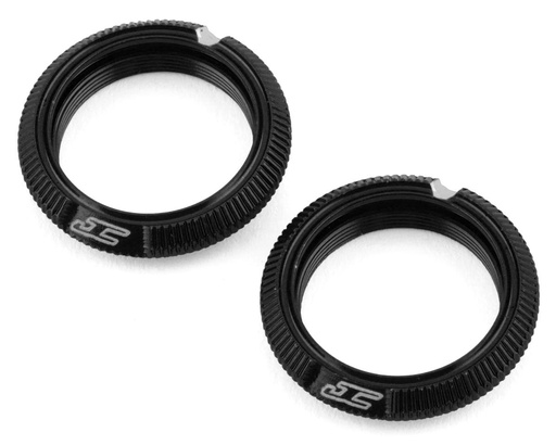 [JCO2702-2] JConcepts Team Associated Fin Aluminum 13mm Shock Collars (Black) (2)