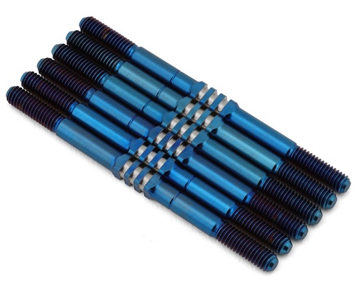 [JCO2723-1] JConcepts XRAY XB2 2024 Fin Titanium Turnbuckles (Blue) (6)