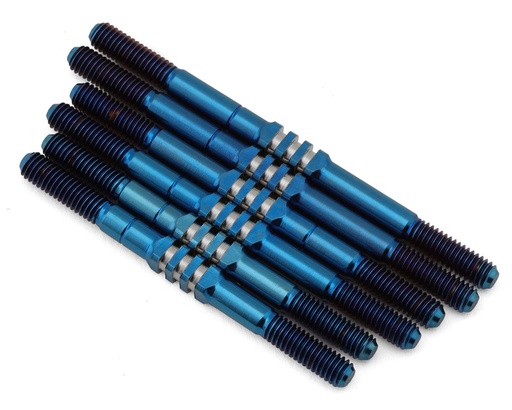 [JCO2724-1] JConcepts XRAY XB4 2024 Fin Titanium Turnbuckle Set (Blue) (6)