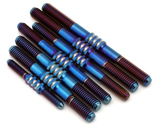 [JCO2801-1] JConcepts Losi 8IGHT-X 2.0 Fin Titanium Turnbuckle Kit (Blue) (7)