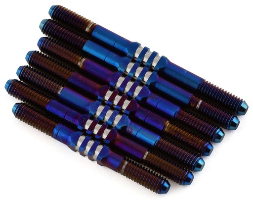 [JCO2802-1] JConcepts RC10 B74.2 Fin Titanium Turnbuckle Set (Burnt Blue) (7)