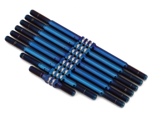 [JCO2828-1] JConcepts Team Associated RC10T Fin Titanium Turnbuckles (Blue) (8)