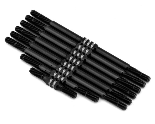 [JCO2828-2] JConcepts Team Associated RC10T Fin Titanium Turnbuckles (Black) (8)