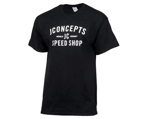[JCO2873L] JConcepts Speed Shop T-Shirt (Black) (L)