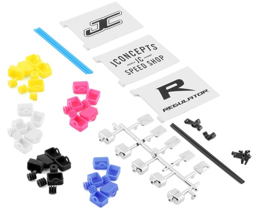 [JCO2912] JConcepts Monster Truck Light Bucket, Flags & Flag Mount Set