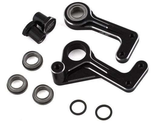 [JCO2931-2] JConcepts RC10T Aluminum Steering Bellcranks (Black)