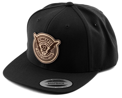 [JCO2974B] JConcepts Forward Pursuit 2022 Snapback Flatbill Hat (Black)