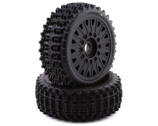 [JCO3060-3097] JConcepts Magma Pre-Mounted 1/8 Buggy Tires w/Cheetah Wheel (Black) (2) (Yellow)