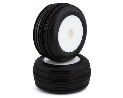 [JCO3101-1291] JConcepts Mini-T 2.0 Carvers Pre-Mounted Front Tires (White) (2) (Green)