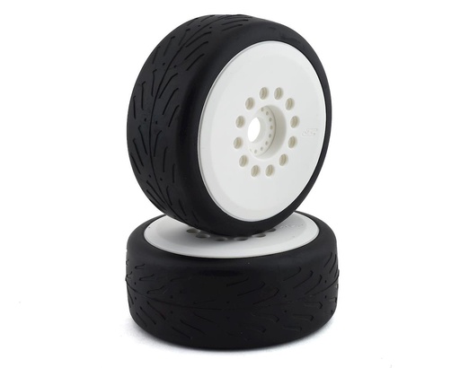 [JCO3113-19] JConcepts Speed Claw Belted Tire Pre-Mounted w/Cheetah Speed-Run Wheel (White)