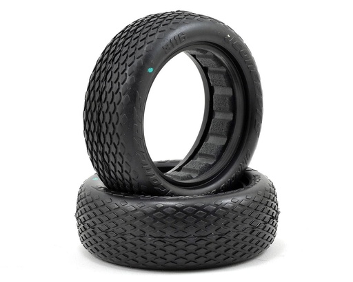 [JCO3116-02] JConcepts Diamond Bars 2.2" 2WD Front Buggy Tires (2) (Green)