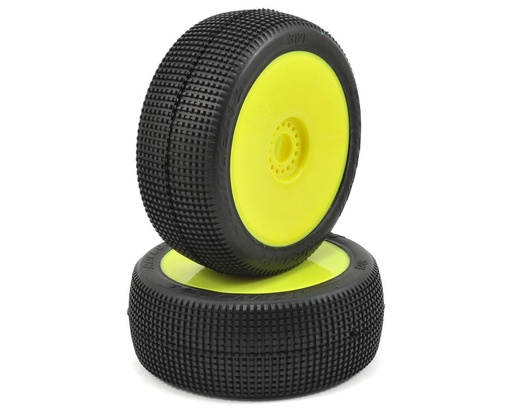 [JCO3121-22] JConcepts Reflex Pre-Mounted 1/8th Buggy Tires (2) (Yellow) (Green)