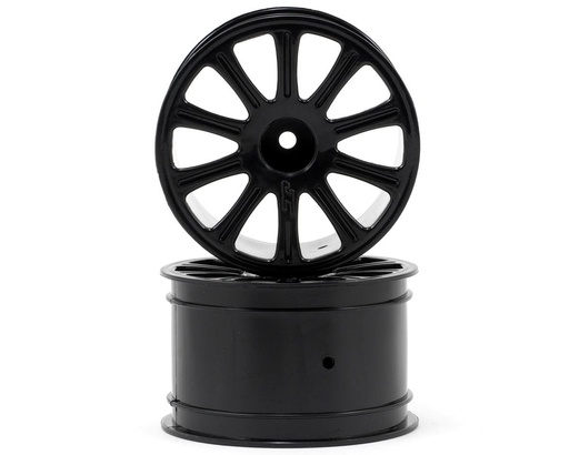 [JCO3333B] JConcepts 2.2 Rulux Wheel for Traxxas 1/16 E-Revo (2) (Black)