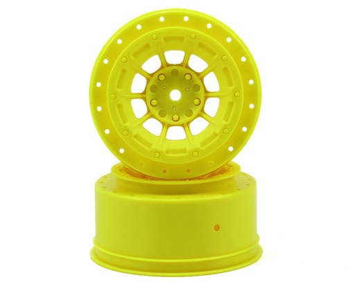[JCO3344Y] JConcepts 12mm Hex Hazard Short Course Wheels w/3mm Offset (Yellow) (2) (SC5M)