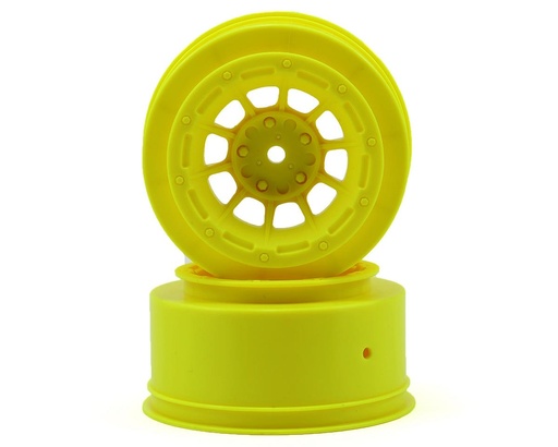 [JCO3350Y] JConcepts 12mm Hex Hazard Short Course Wheels (Yellow) (2)