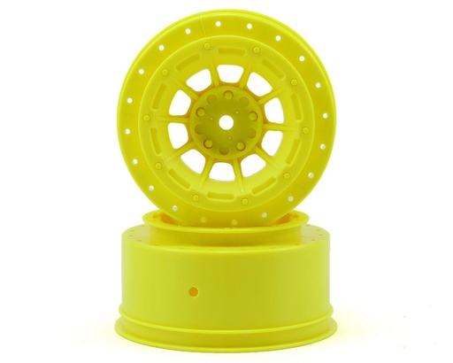 [JCO3351Y] JConcepts 12mm Hex Hazard Short Course Wheels (Yellow) (2)