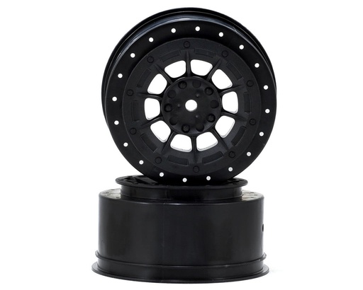 [JCO3352B] JConcepts 12mm Hex Hazard Short Course Wheels (Black) (2) (TEN-SCTE)
