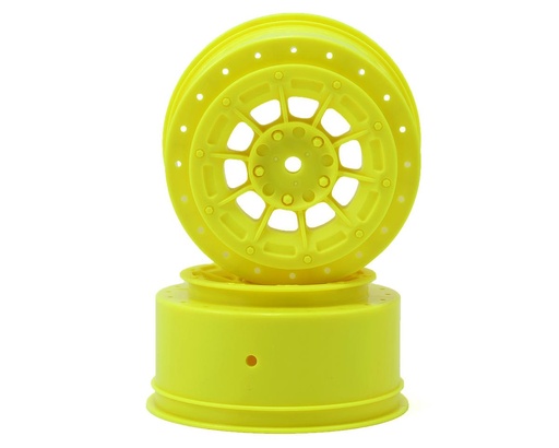 [JCO3352Y] JConcepts 12mm Hex Hazard Short Course Wheels (Yellow) (2) (TEN-SCTE)