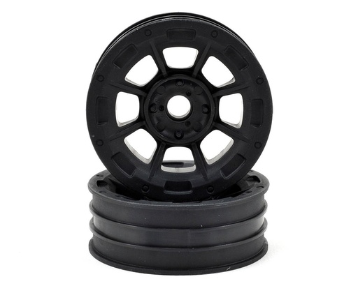 [JCO3358B] JConcepts Hazard 1.9" RC10 Front Wheel (Black) (2)