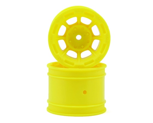 [JCO3359Y] JConcepts Hazard 1.7" RC10 Rear Wheel (Yellow) (2)