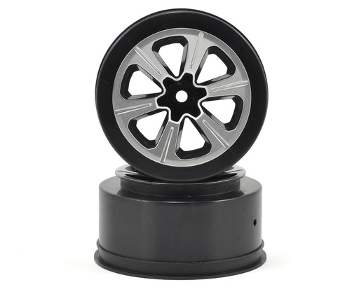 [JCO3371B] JConcepts 12mm Hex Hustle Short Course Wheels (Black) (2)