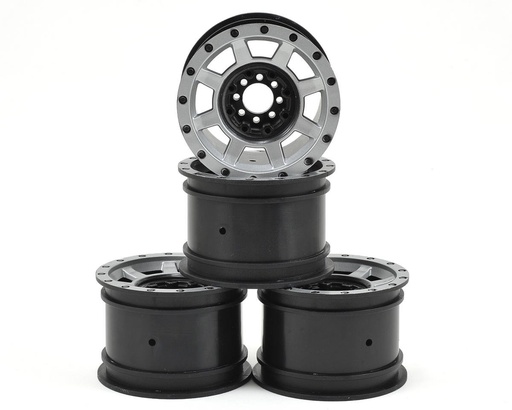 [JCO3374B] JConcepts Vengeance 2.2 Rock Crawler Wheels (4) (Black/Chrome)