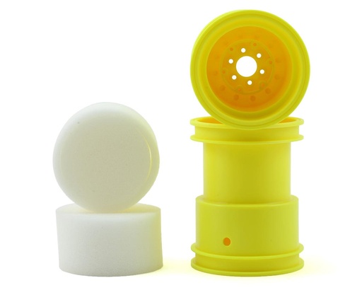 [JCO3377Y] JConcepts Tribute 2.6 x 3.6" Monster Truck Wheel (Yellow) (2)