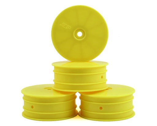 [JCO3381Y] JConcepts 12mm Hex Mono Front Wheel (Yellow) (4) (B74)