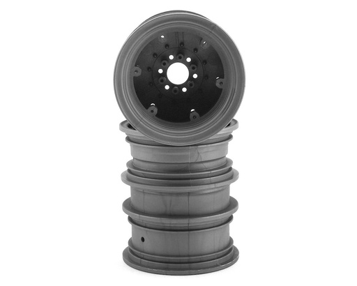 [JCO3388S] JConcepts Krimson Dually 2.6" Dual Truck Wheels (Grey/Silver) (2)